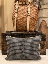 Load image into Gallery viewer, Black Purdue Vintage Pennant Pillow
