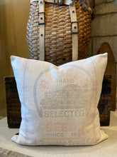 Load image into Gallery viewer, Badger Brand Seeds sack, fabric back, zipper closure, 20x20 down insert
