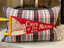 Load image into Gallery viewer, Cave of the Mounds Pennant Pillow
