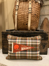 Load image into Gallery viewer, Cleveland Browns Vintage Pennant Pillow
