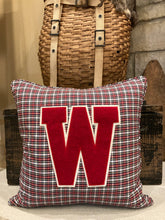 Load image into Gallery viewer, "W" Letter Pillow
