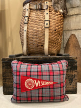 Load image into Gallery viewer, UW Madison Vintage Pennant Pillow
